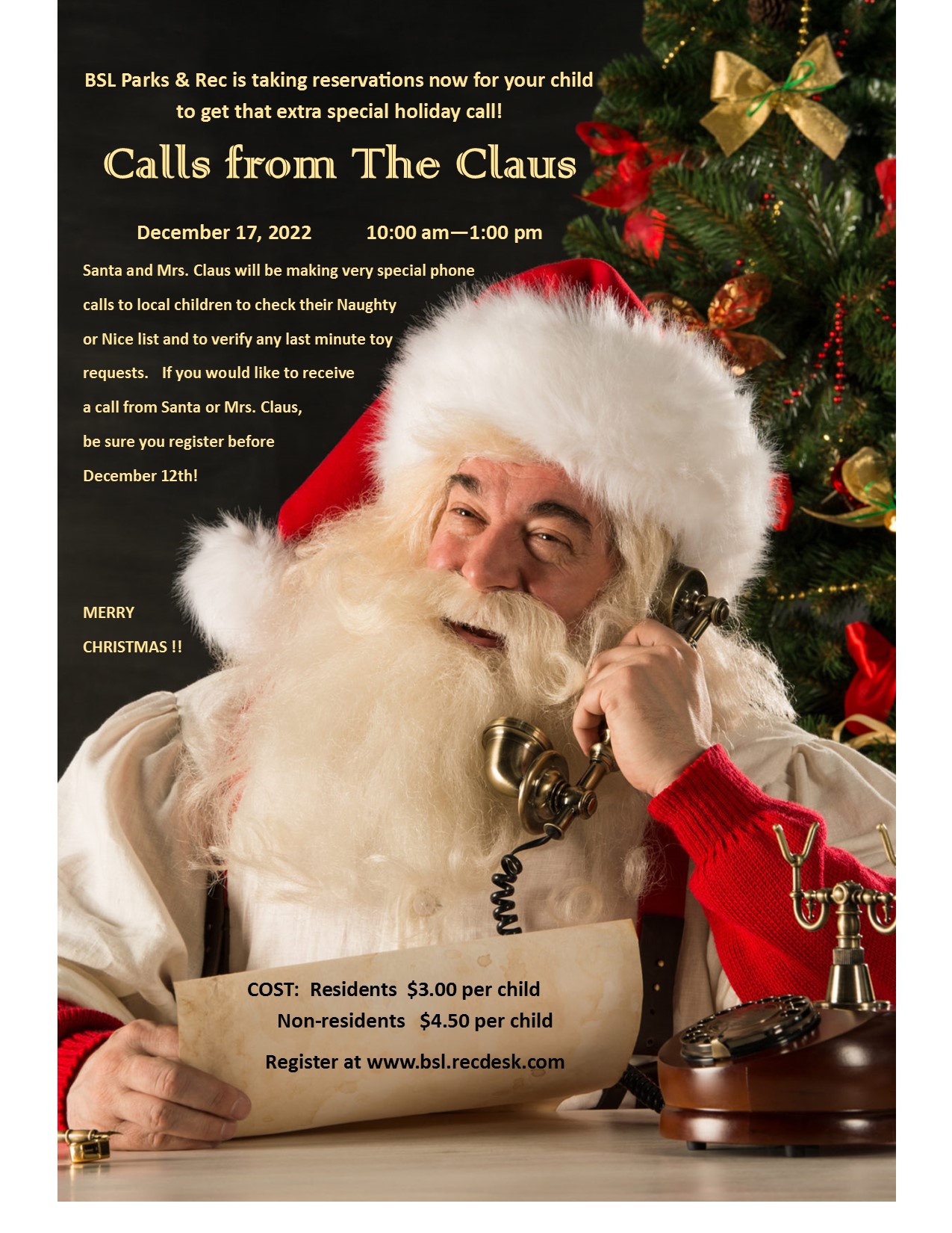 Calls from The Claus