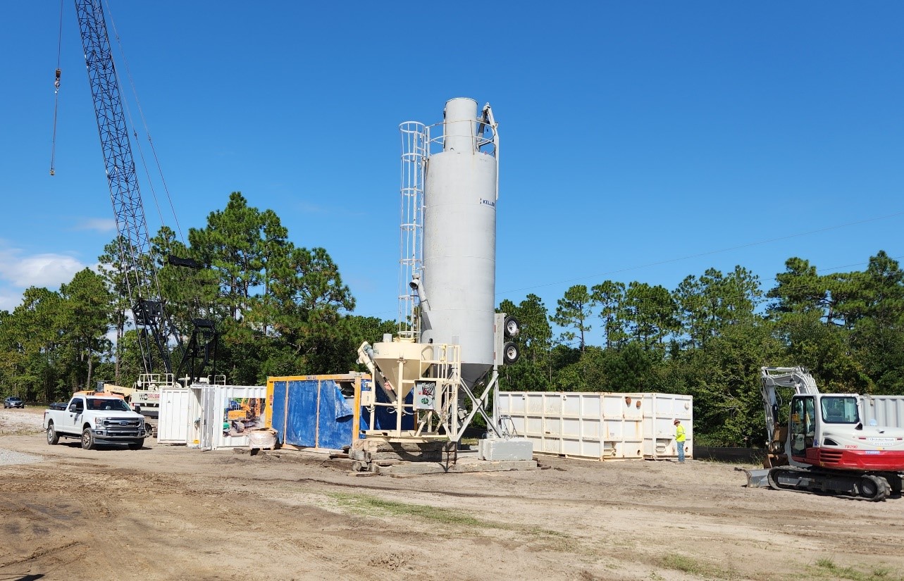 assembling batch plant