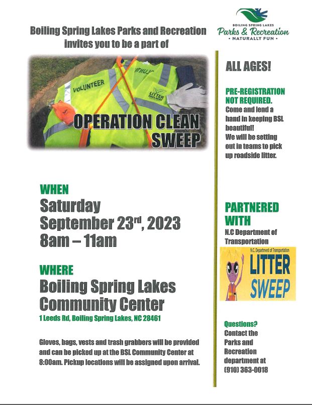 Operation Clean Sweep flyer