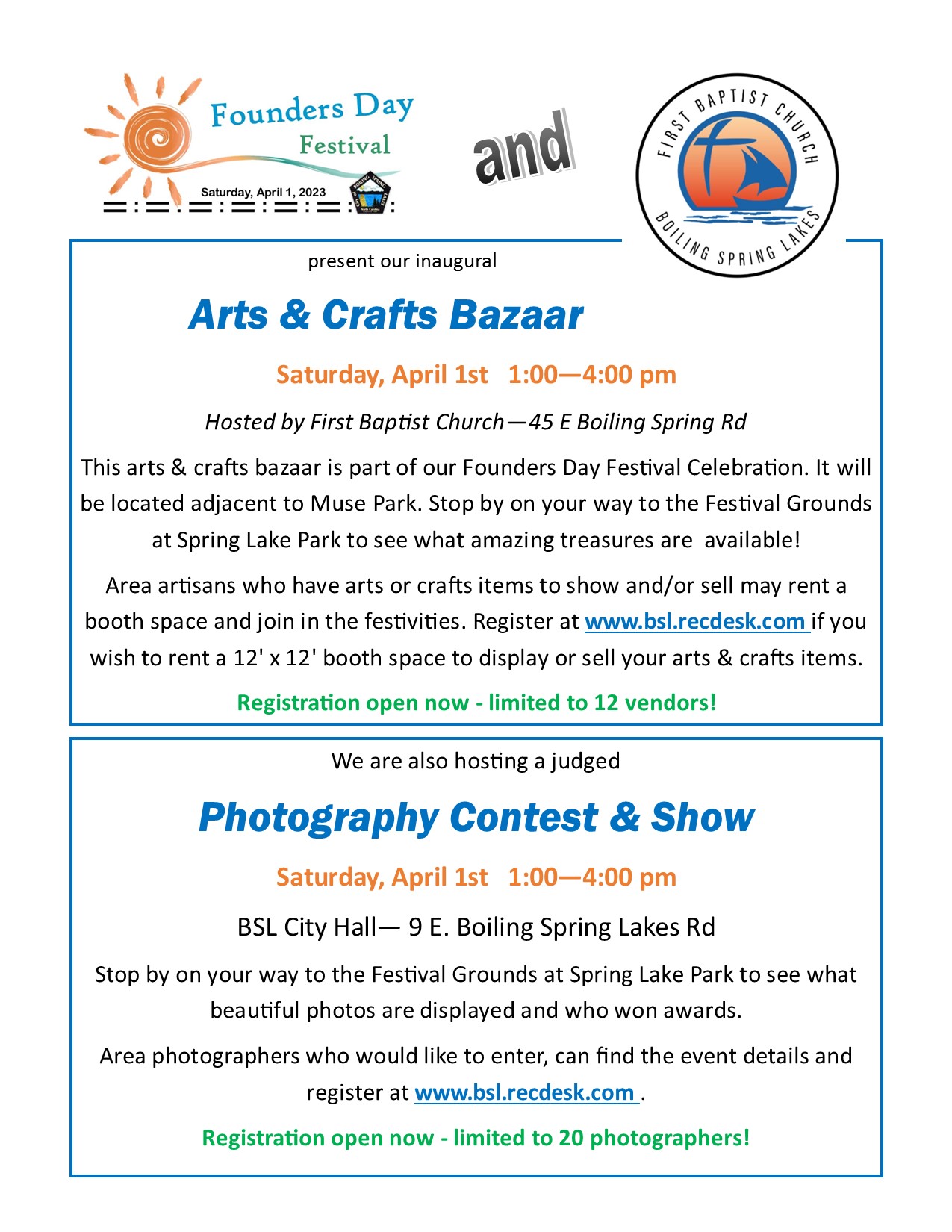 Arts & Photography Contest